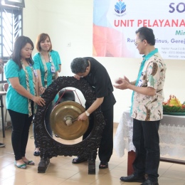 Foto kegiatan soft opening Unit Pelayanan Rawamangun