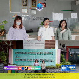 Kunjungan Kerja Pengurus dan Pengawas ke Koperasi Keredit Tri Tunggal Tuka Bali NTB