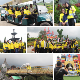 Wisata Anggota Koordinator Kelompok CUBS Ibu Siti Soleha ke D'castello Subang Jawa Barat bersama @rainbowholiday88